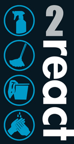 logo 2react cleaning solutions